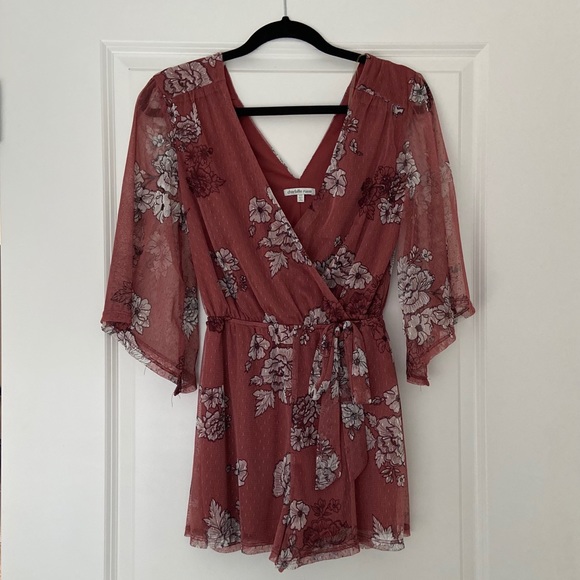 FLORAL ROMPER - Picture 3 of 4